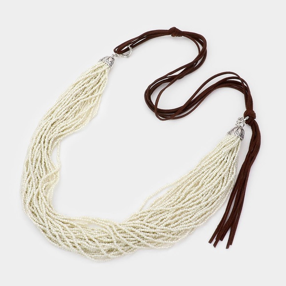 Beaded Long Necklace - Picture 3 of 4